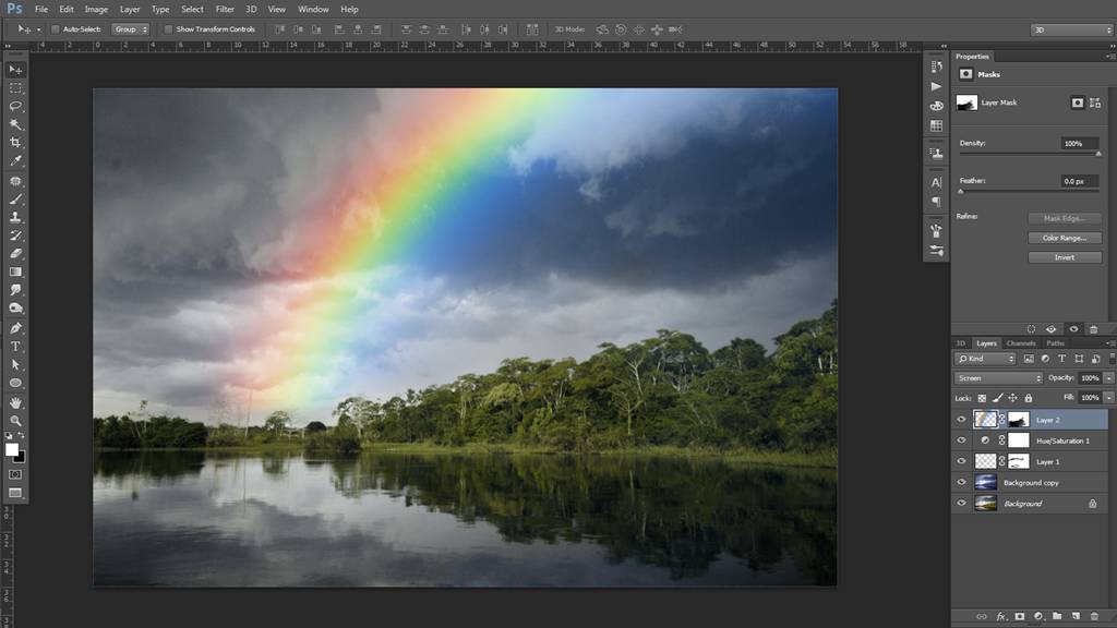 Photoshop Tutorial Rainbow: 8