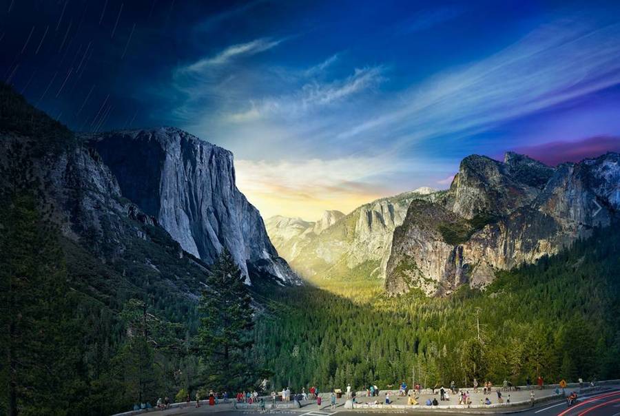 Stephen Wilkes: Tunnel View, Yosemite National Park