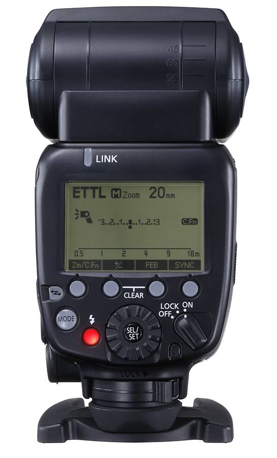Speedlite 600EX II-RT LCD On BCK